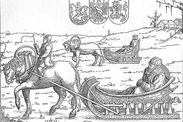 Файл:Сигизмунд Герберштейн на пути в Россию, гравюра Августина Хиршфогеля. 1547 год.jpg