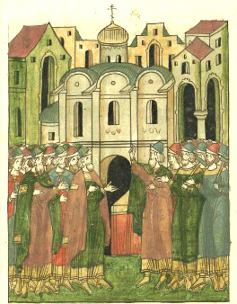Файл:Строительство Спасо-Преображенского собора в Торжке 1365.jpg