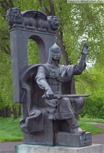 Файл:Памятник Ярославу Осмомыслу во Владимире-Волынском.jpg
