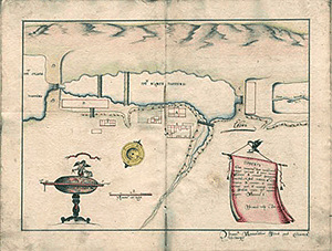 Файл:План Пыскорского медеплавильного завода, составленный в 1747 г.jpg