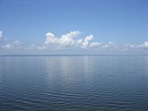 Куйбышевское водохранилище[37] — крупнейшее в Европе (6450 км²)