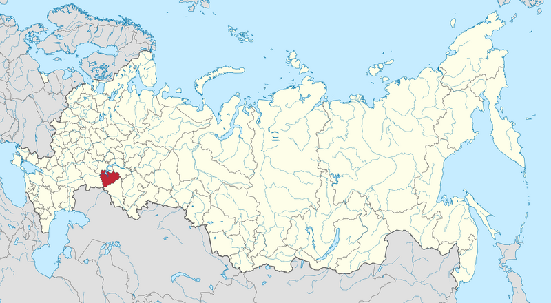 Файл:Самарская область на карте России.png