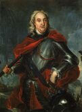 Фёдор Апраксин — генерал-адмирал, один из «отцов» ВМФ России, глава Адмиралтейского приказа (с 1700) и первый президент Адмиралтейств-коллегии (с 1717), командующий при взятии Выборга (1710) и в морском сражении при Гангуте (1714), начальник флота в Персидском походе (1722—1723)
