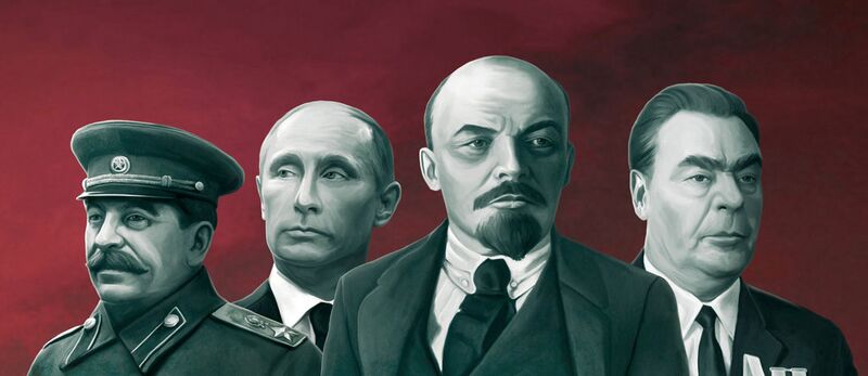 Файл:Сталин Путин Ленин Брежнев.jpg