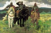 Конное русское войско и пограничная стража («богатырские заставы»)