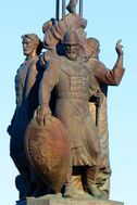 Фёдор Барятинский Борец и Владимир Аничков — воеводы, основатели города Сургута (1594); Барятинский – дипломат, участвовал в выработке условий Столбовского мира (1617), завершившего войну со Швецией в Смутное время