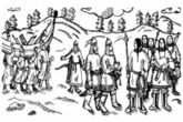 Семён Курбский, Пётр Ушатый и Василий Заболоцкий Бражник — воеводы, основали Пустозёрск (первый заполярный город Руси), окончательно покорили зауральскую Югру (1500); Ушатый возглавил поход русского флота в Лапландию во время войны со шведами (1496)