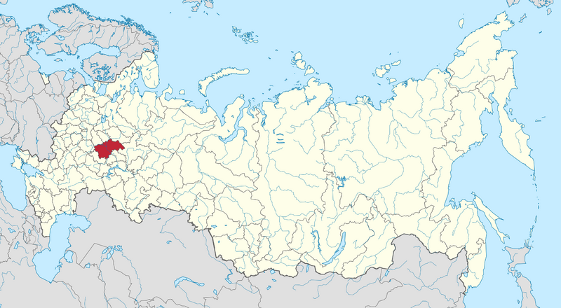 Файл:Нижегородская область на карте России.png