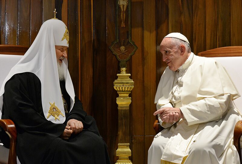 Файл:Встреча Патриарха Кирилла с Папой Римским Франциском.jpg