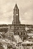 Сухарева башня — символ Москвы XVIII – начала XX веков (снесена в 1934 г. для расширения Садового кольца)