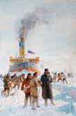 Степан Макаров — изобрёл минный транспорт, провёл первую успешную торпедную атаку в истории; создал теорию непотопляемости, построил первый полярный ледокол «Ермак»