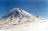 Ключевская Сопка — самый высокий активный вулкан в России и Евразии (4754 м)