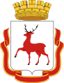 Красный олень - герб и флаг Нижнего Новгорода и области