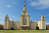 Комплекс зданий МГУ и самая высокая гостиница в Европе