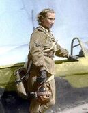 Лидия Литвяк - герой ВОВ, первая и самая успешная женщина-ас в истории (первый сбитый женщиной самолет, 12 побед соло и 4 совместных)