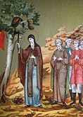 Стефан Пермский — создатель пермской азбуки и креститель народа коми, начал присоединение пермских земель к Москве; равноапостольный святой