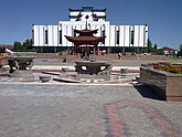 Музыкальный театр и дацан в Кызыле