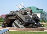 Танковый таран – памятник крупнейшей в истории танковой битве под Прохоровкой