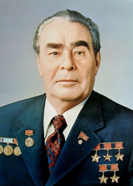 Файл:Леонид Брежнев (портрет по фото).jpg