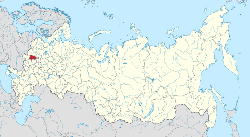 Файл:Калужская область на карте России.png