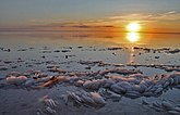 Озеро Эльтон – самое крупное солёное озеро Европы (152 км²)