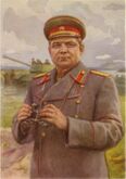 Николай Ватутин - в годы ВОВ командующий 1-м Украинским фронтом в годы ВОВ, руководитель ключевых операций по освобождению Украины, погиб в результате диверсии УПА