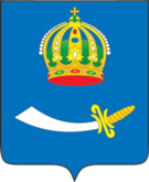 Корона с саблей - герб и флаг Астрахани и области