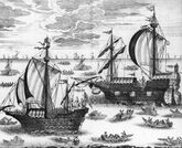 Азовская флотилия (Воронеж)[8] – первая российская военная флотилия (1696)