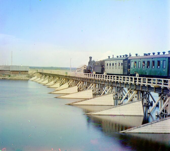 Файл:Мост через Шую (1915-1916). Фото С.М. Прокудина-Горского.jpg
