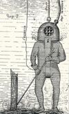 Э. К. Гаузен - изобретатель трёхболтовки - классического водолазного костюма, одного из первых в мире