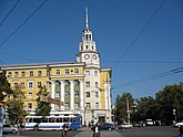 Здание гостиницы Воронеж (ныне областной Совет профсоюзов)