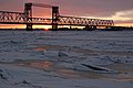 Железнодорожный мост через Северную Двину в Архангельске