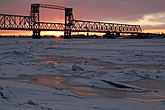 Северодвинский мост (Архангельск) – самый северный разводной мост в России и мире (64°31′15″ с.ш.)