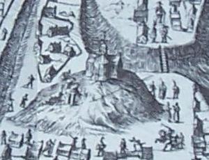 Файл:Успенский собор в Смоленске во время осады 1633-1636 гг.JPG