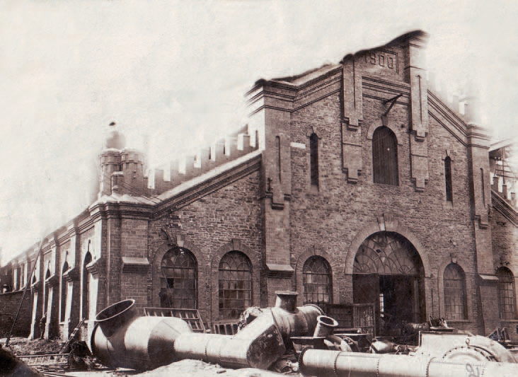 Файл:Чугунолитейный цех завода ДЮМО (1900).jpg