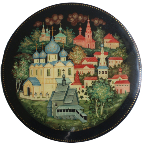 Файл:Холуйская шкатулка с изображением города Суздаля.jpg