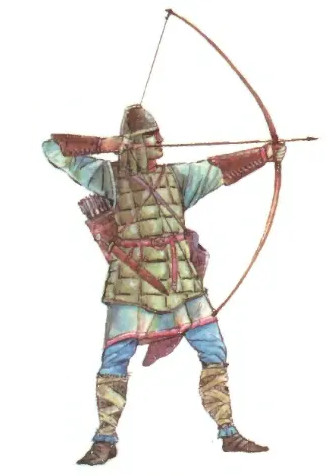 Файл:Славянский лучник. Иллюстрация из книги «Славяне» Владимира Петрухина.jpg