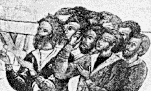 Файл:Григорий Леонтьевич Никитников с семьёй (фреска Церкви Троицы в Никитниках).jpg