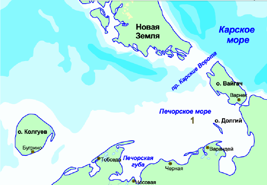 Острова карского моря названия