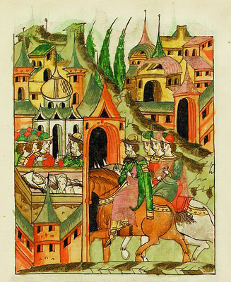 Файл:Дмитрий Шемяка въезжает в Галич в 1440 году.jpg