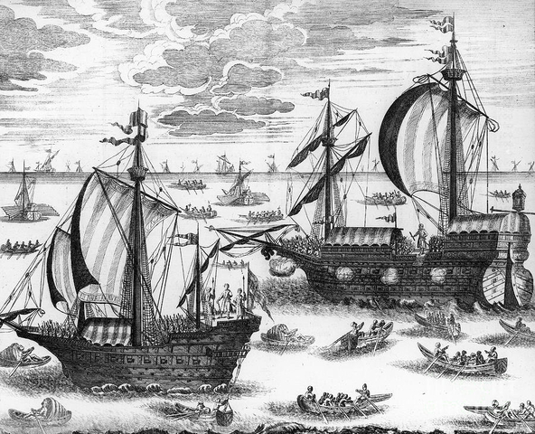 Файл:Азовский флот Петра I (гравюра XVII века).jpg