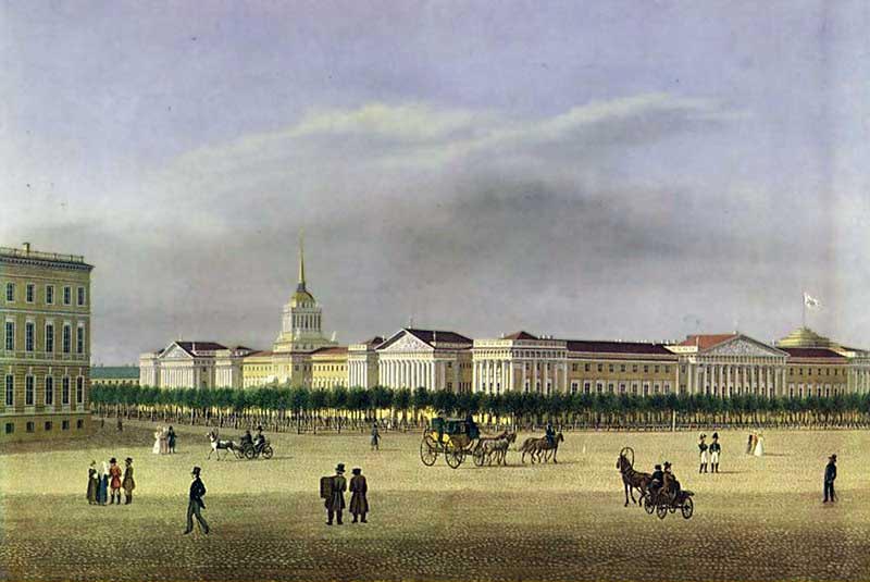 Файл:Адмиралтейство в Санкт-Петербурге (1810-е). Худ. Барт Вильгельм.jpg