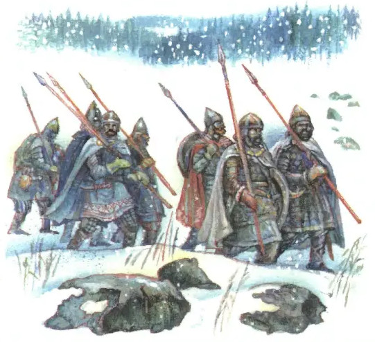 Файл:Русские на севере. Иллюстрация из книги «Славяне» Владимира Петрухина.jpg