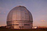 БТА — крупнейший в Евразии оптический телескоп (диаметр главного зеркала 6 м)