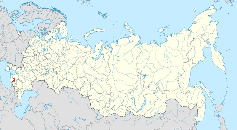 Файл:Адыгея на карте России.png