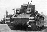 Т-35 — тяжёлый танк 1930-х гг., единственный в мире пятибашенный танк, выпускавшийся серийно