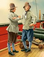 Степан Муравьёв и Михаил Павлов — капитан-лейтенант и лейтенант, первые командиры Двинско-Обского отряда Великой Северной Экспедиции, впервые произвели инструментальную съёмку побережья от реки Печоры до о-ва Белый (1734–1736, пролив Югорский Шар, Байдарацкая губа Карского моря и запад Ямала)