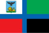 Крест Белгородского полка, белый цвет (мел, молоко и сахар), зелёный (поля и леса), красный (защита Отечества), чёрный (почва и железо) — флаг Белгородской области
