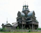 Деревянная Успенская церковь под Череповцом