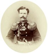 Алексей Тилло — генерал-лейтенант, географ, геодезист, составил первую магнитную (1881) и первую гипсометрическую карты Европейской России (1889), способствовал началу исследований КМА, открыл Среднерусскую и Приволжскую возвышенности; установил истоки великих русских рек (1894) *